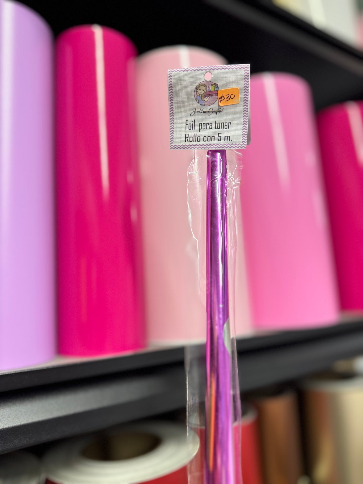 Foil magenta- 5 metros