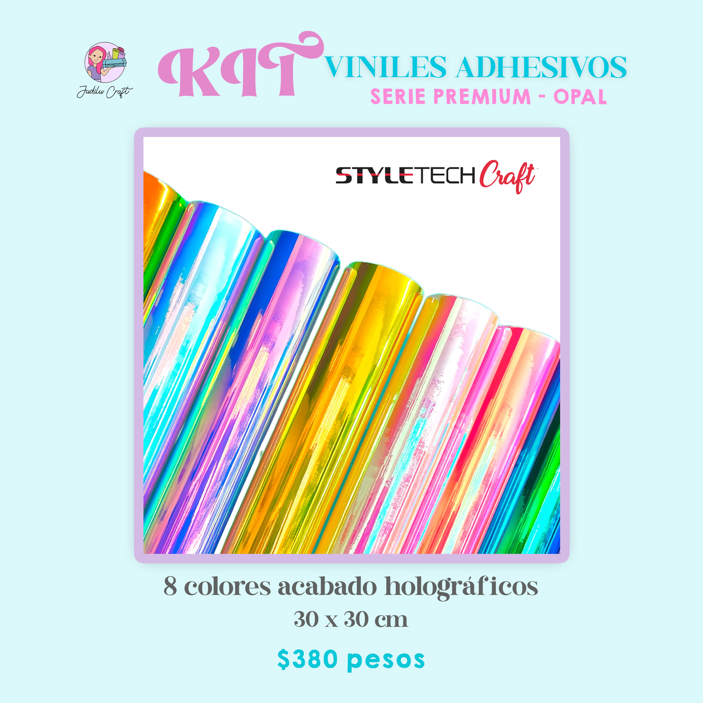 🌈 KIT DE INICIO: Viniles Adhesivos Premium OPAL