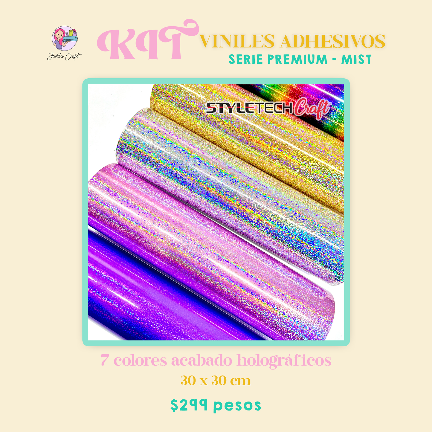 🌈 KIT DE INICIO: Viniles Adhesivos Premium MIST