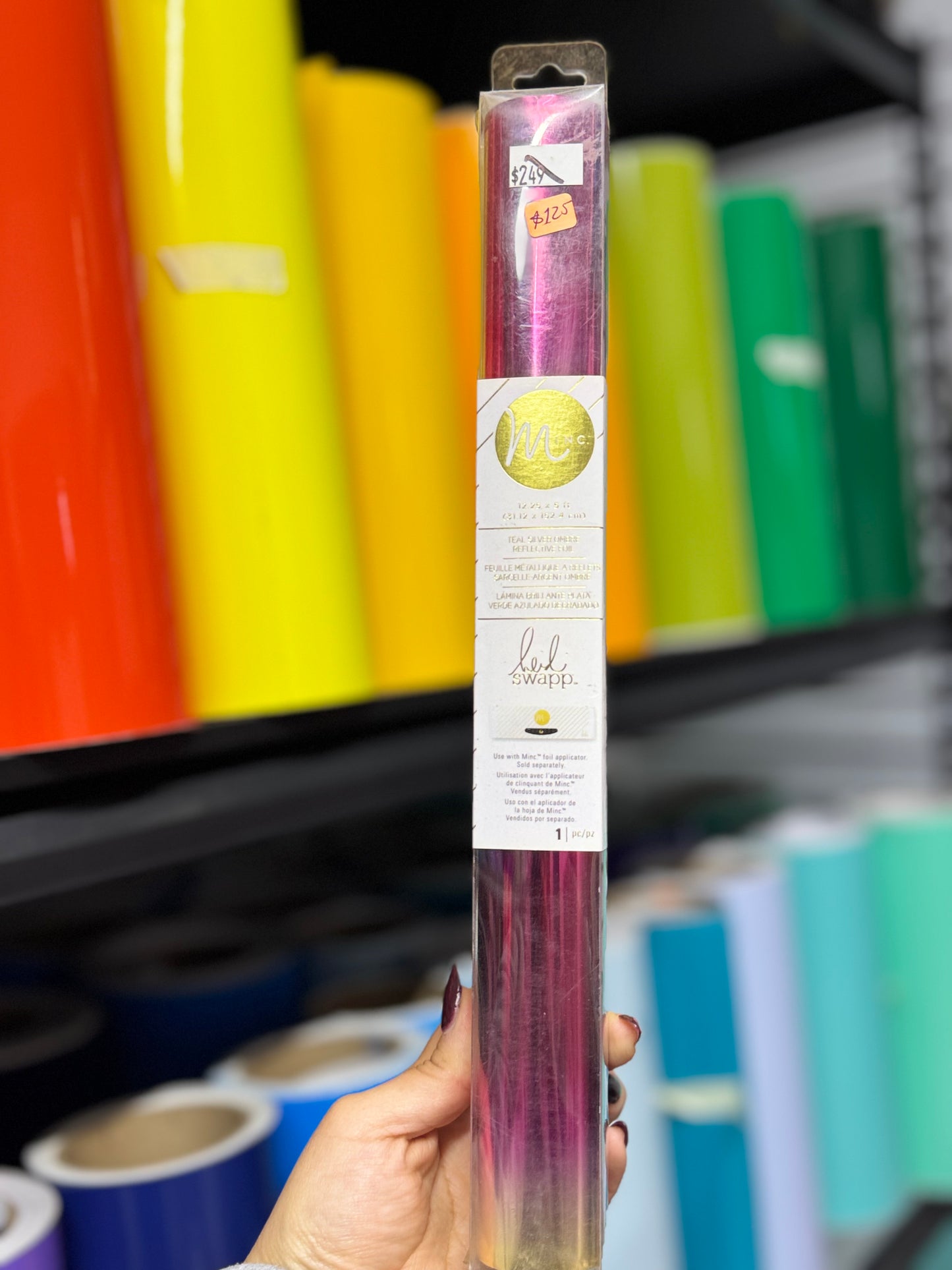 Foil minc magenta degradado- 1.5m