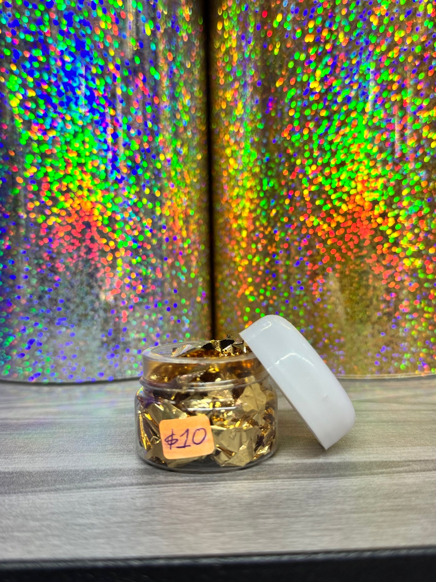 Hojuelas de foil gold