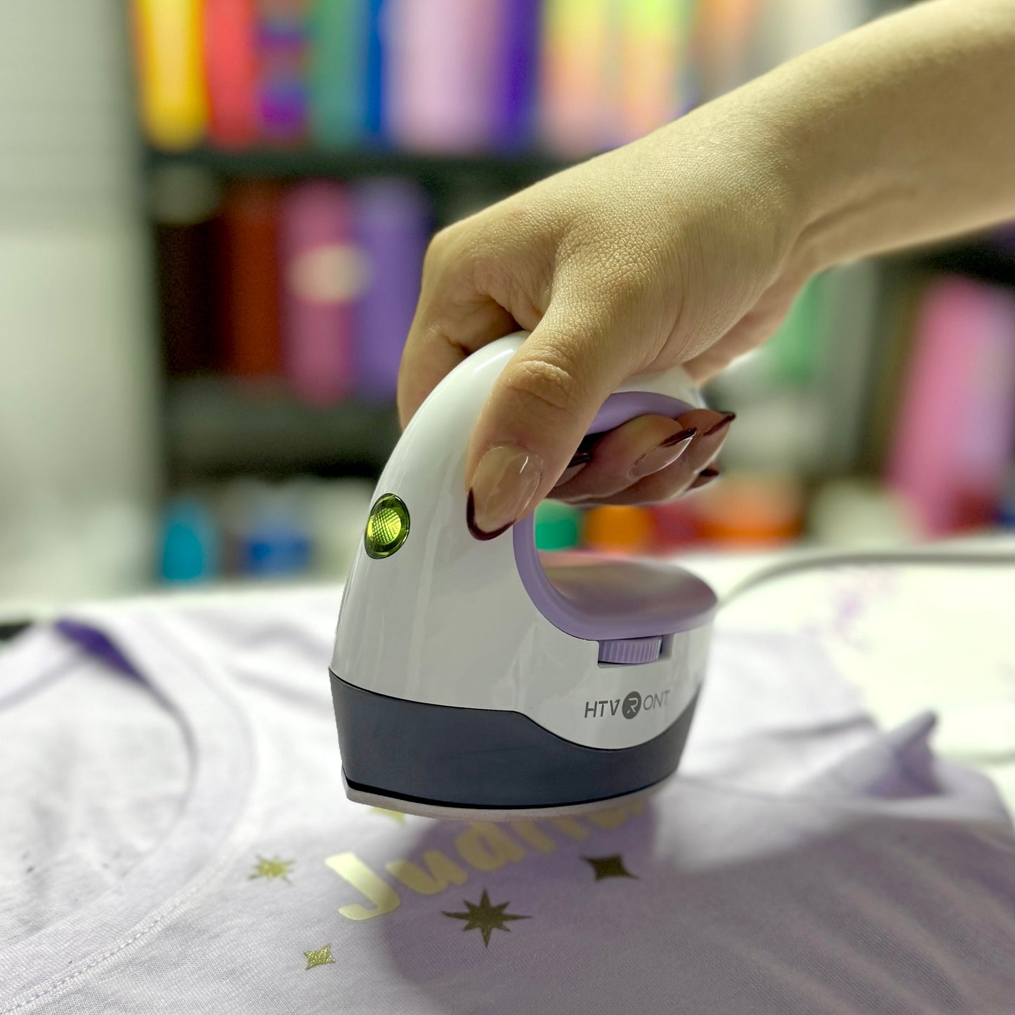 Mini Plancha para Vinil textil Lila 🪻