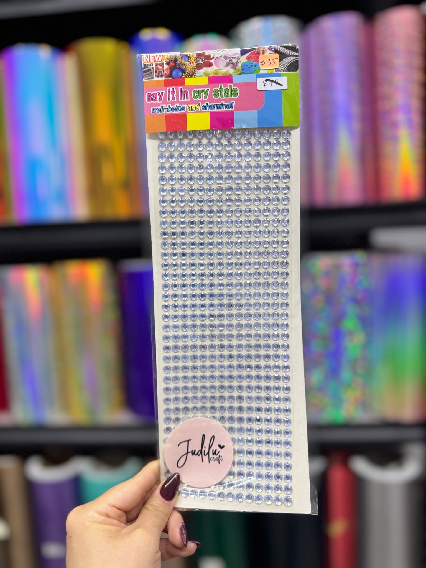 Piedritas para textiles y papel -
plata