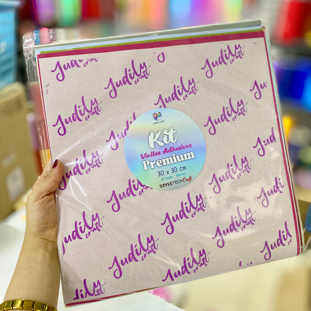 🌈 KIT DE INICIO: Viniles Adhesivos Premium Básicos HOJAS