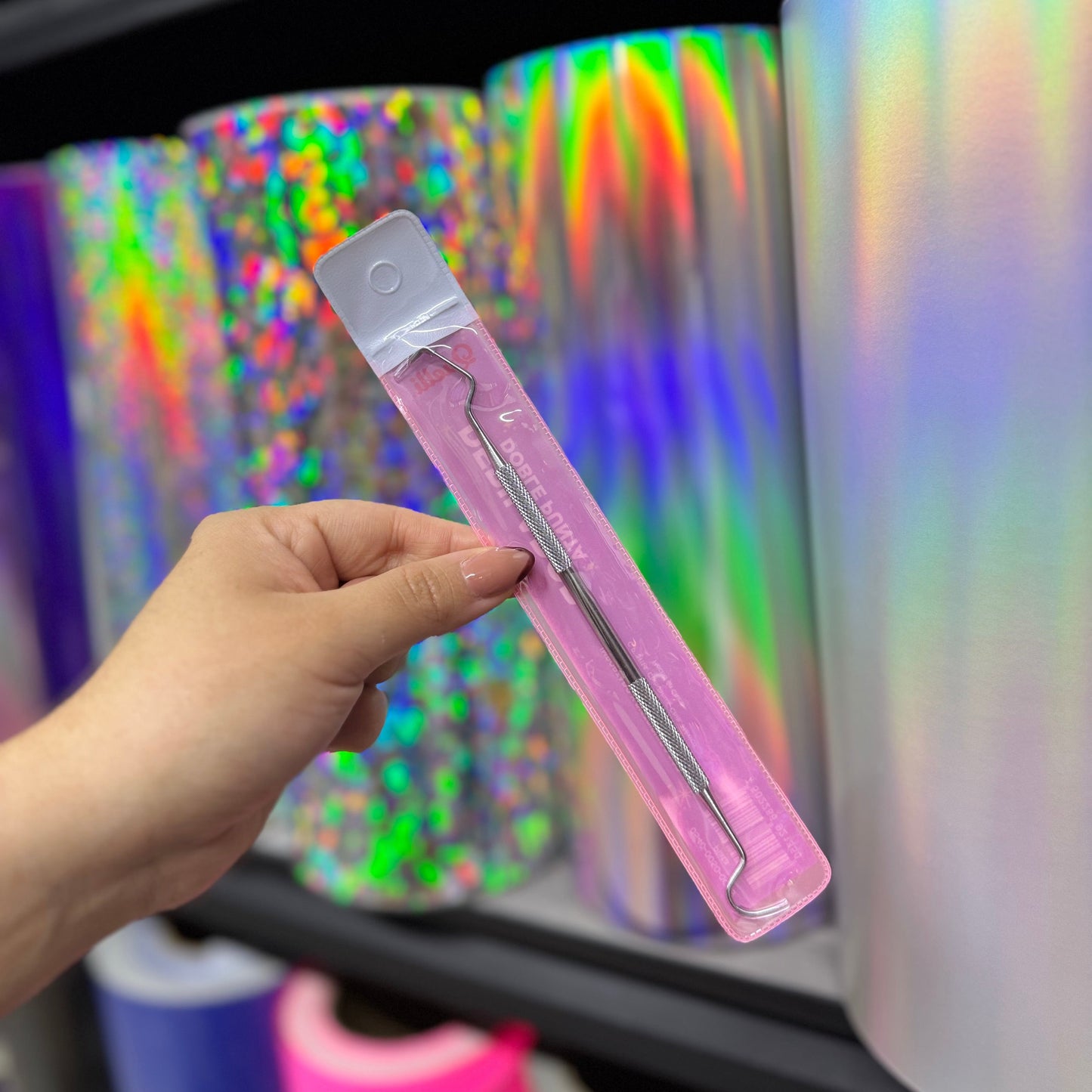 Depilador de vinil de doble punta