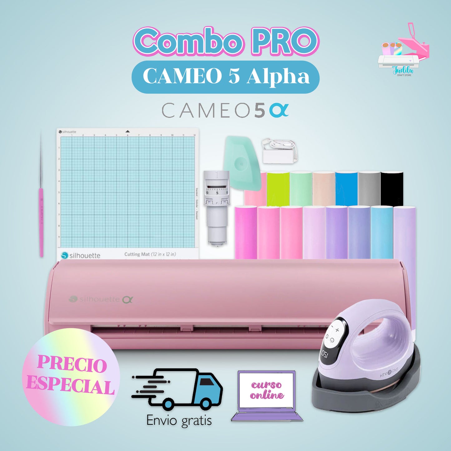 COMBO 🩵 NUEVA Cameo 5 Alpha + Mini plancha