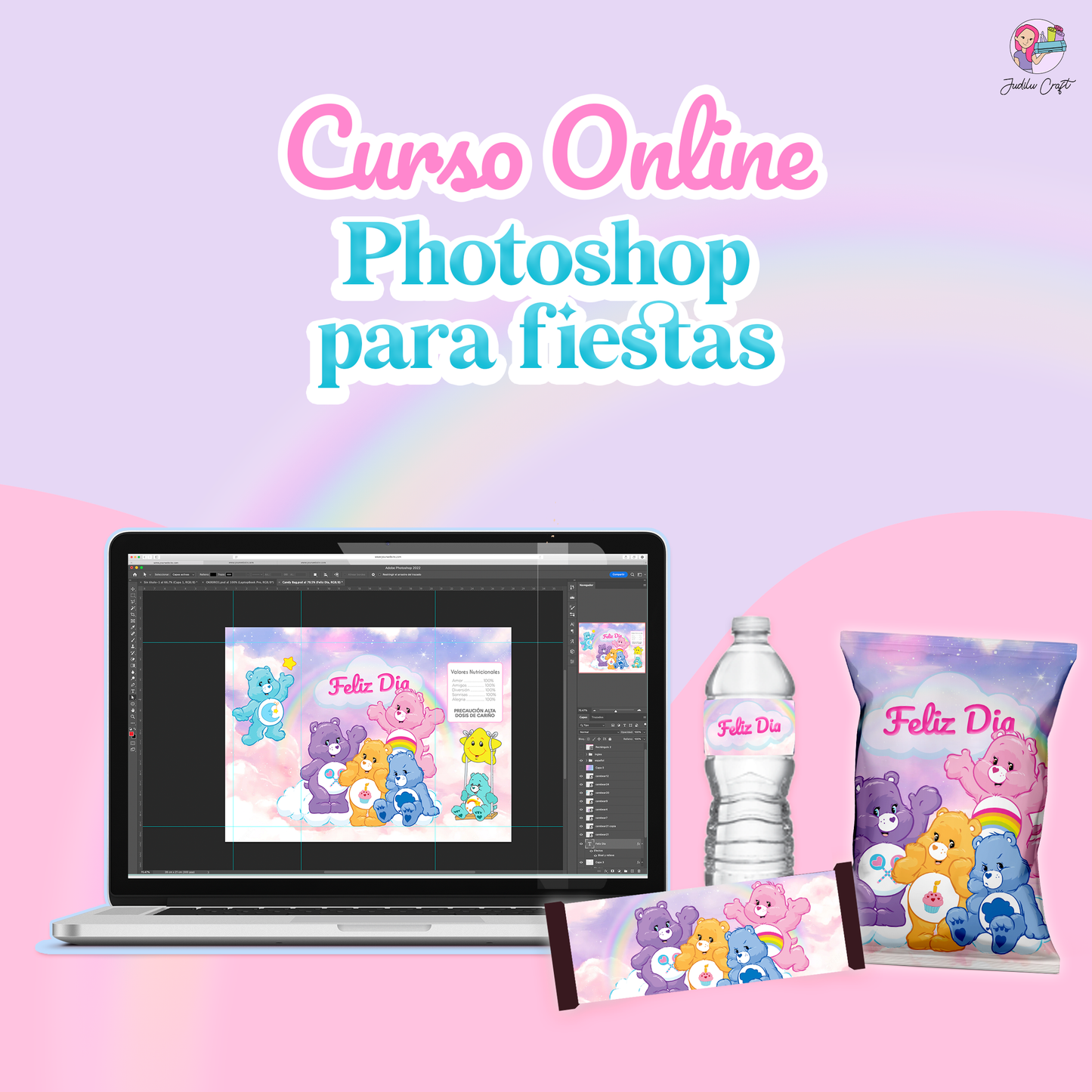Curso Online: Diseño Básico para fiestas en Photoshop
