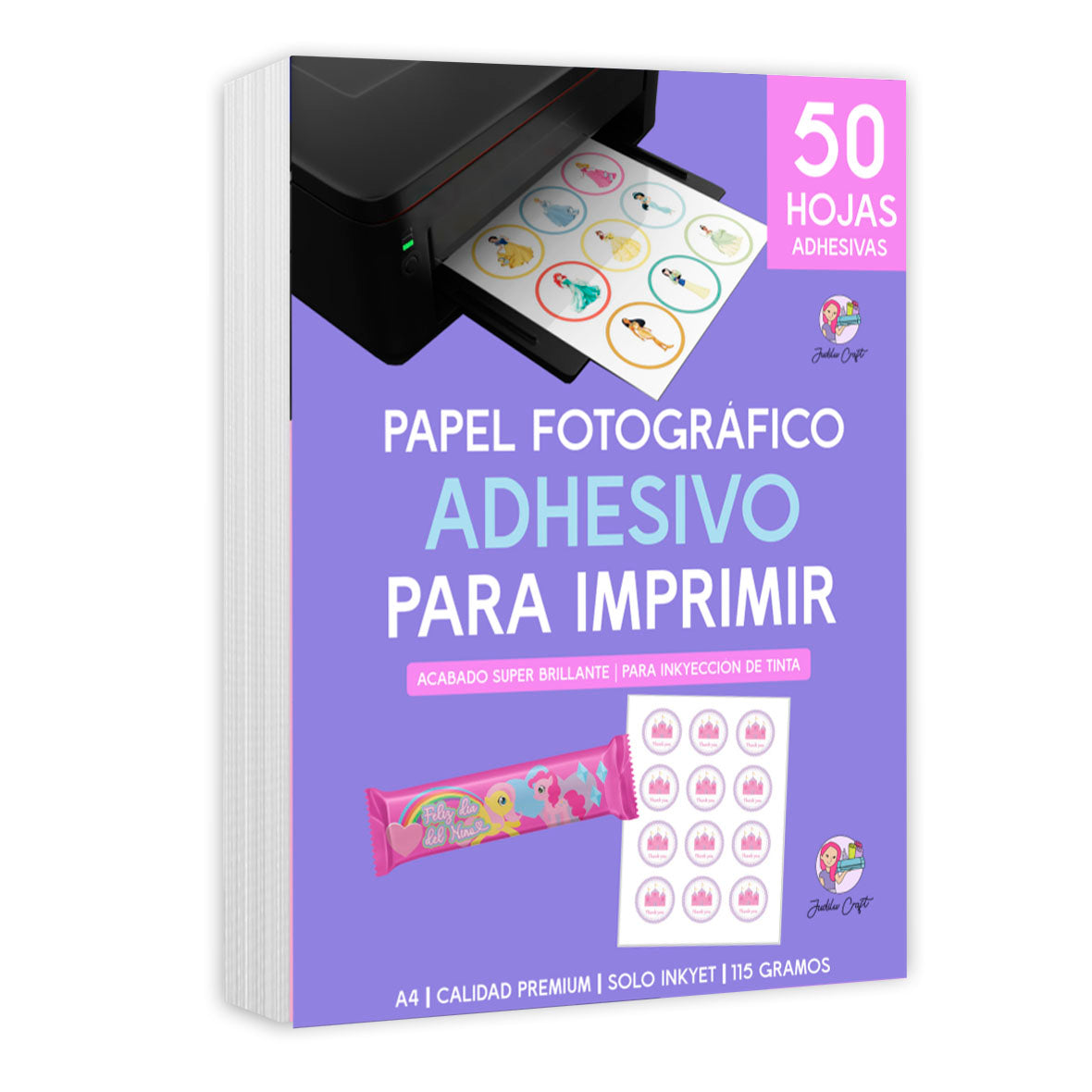 Papel Fotografico ADHESIVO 115 gramos