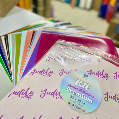🌈 KIT DE INICIO: Viniles Adhesivos Premium Básicos HOJAS