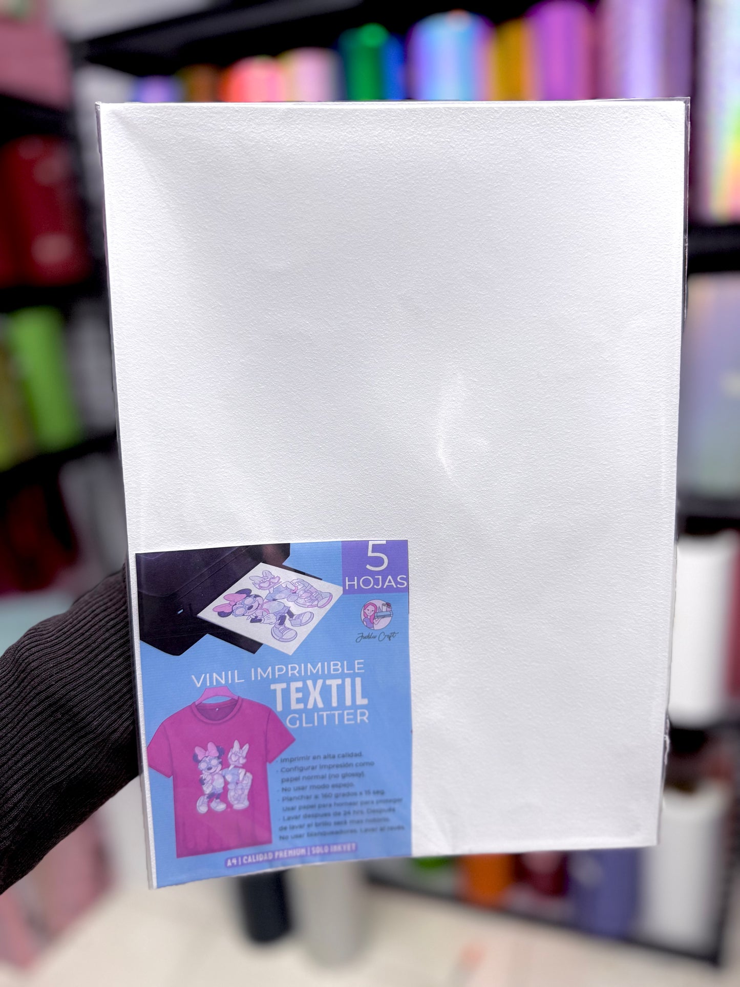 Vinil imprimible TEXTIL GLITTER