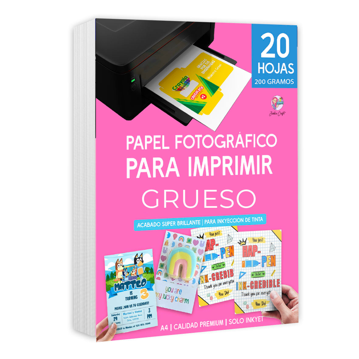 Papel Fotografico 200 gramos GRUESO