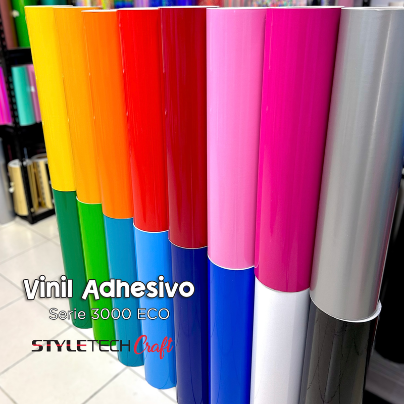 Styletech. Vinil Adhesivo Básico Eco. ANCHO 60 CM