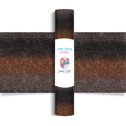 Vinil Textil Premium Rainbow Glitter