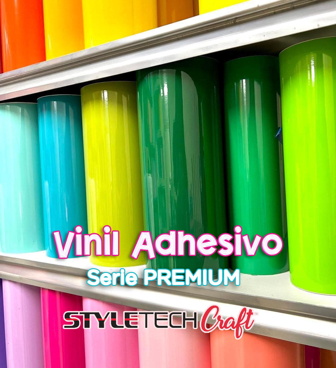 StyleTech Vinil Adhesivo PREMIUM Brillante. Ancho 30 cm