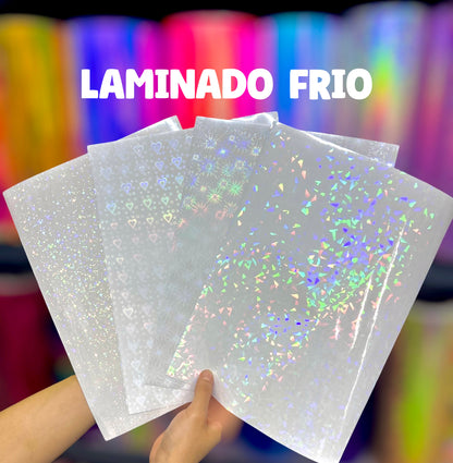 Laminado frio para Stickers por Hojas